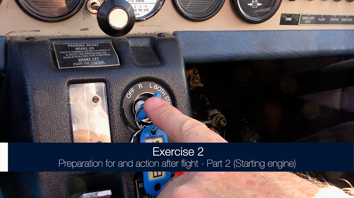 Exercise 2 - Preparation for and action after flight - Part 2 - (Engine Start)